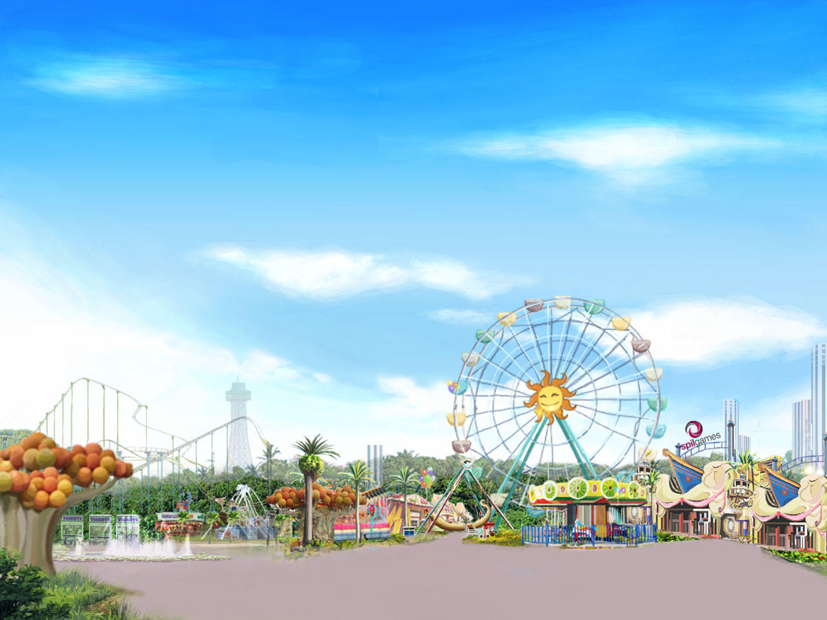 Theme Park Background