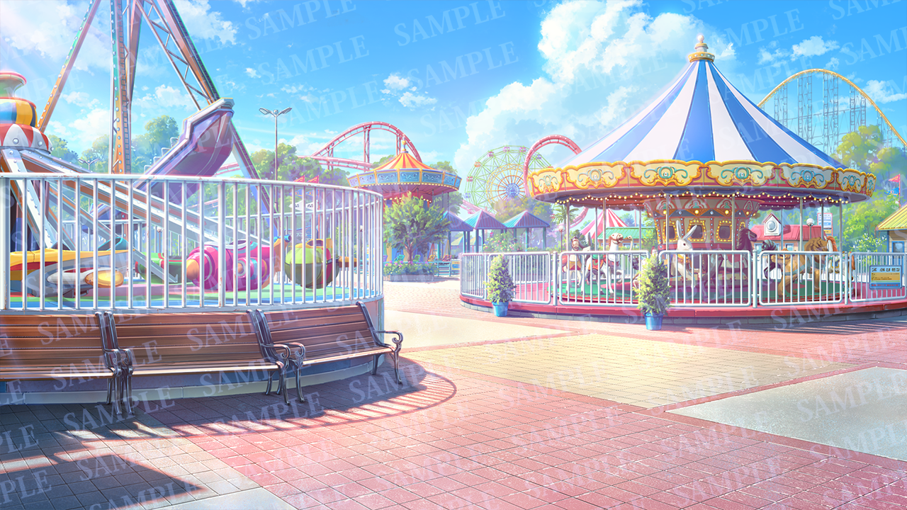 Theme Park Background