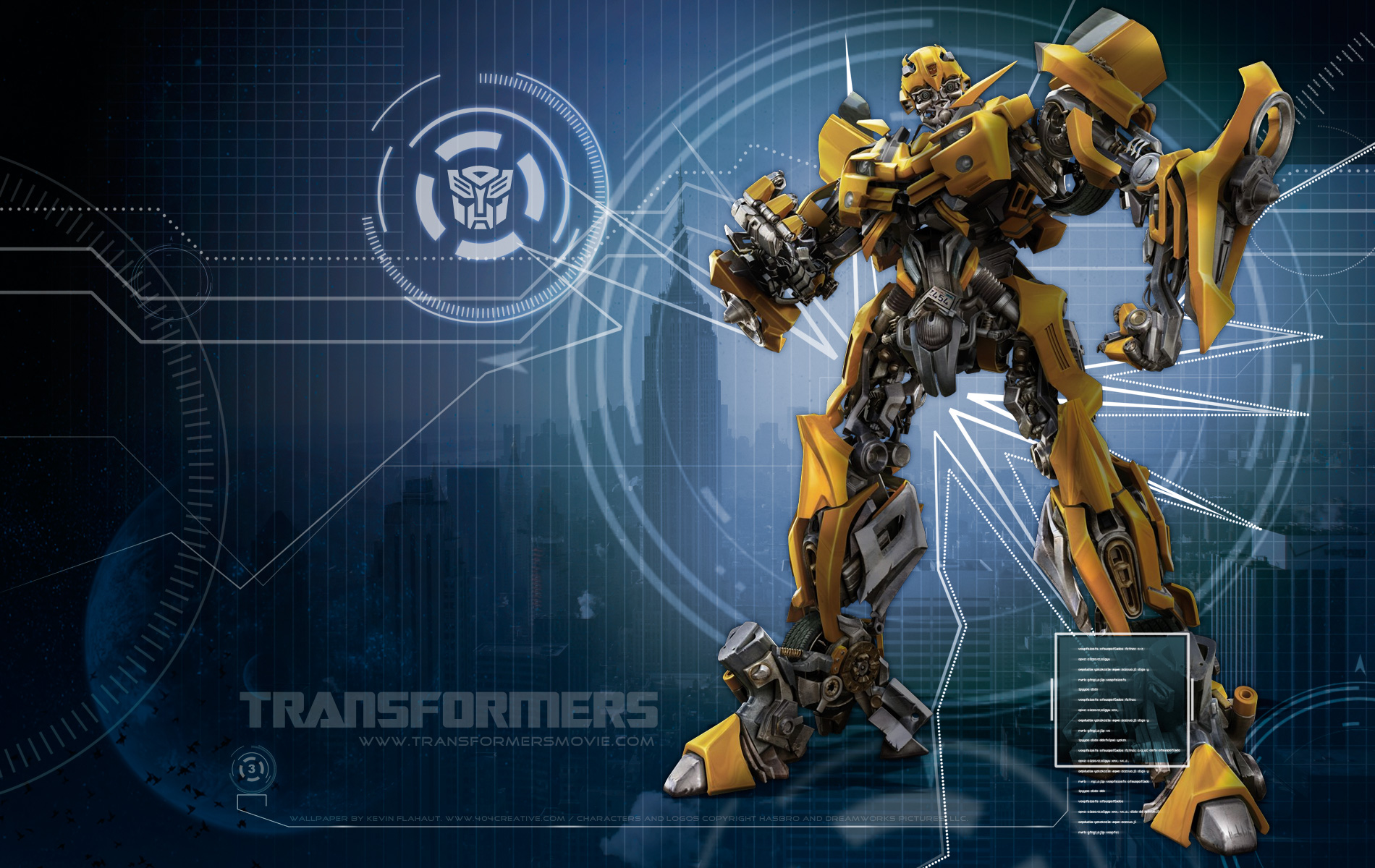 Transformers Display Background