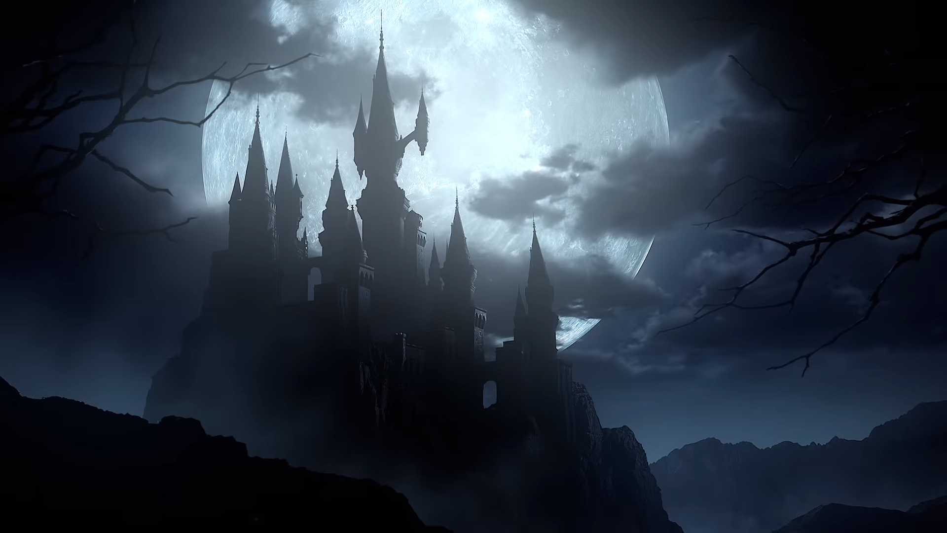 Vampire Castle Background