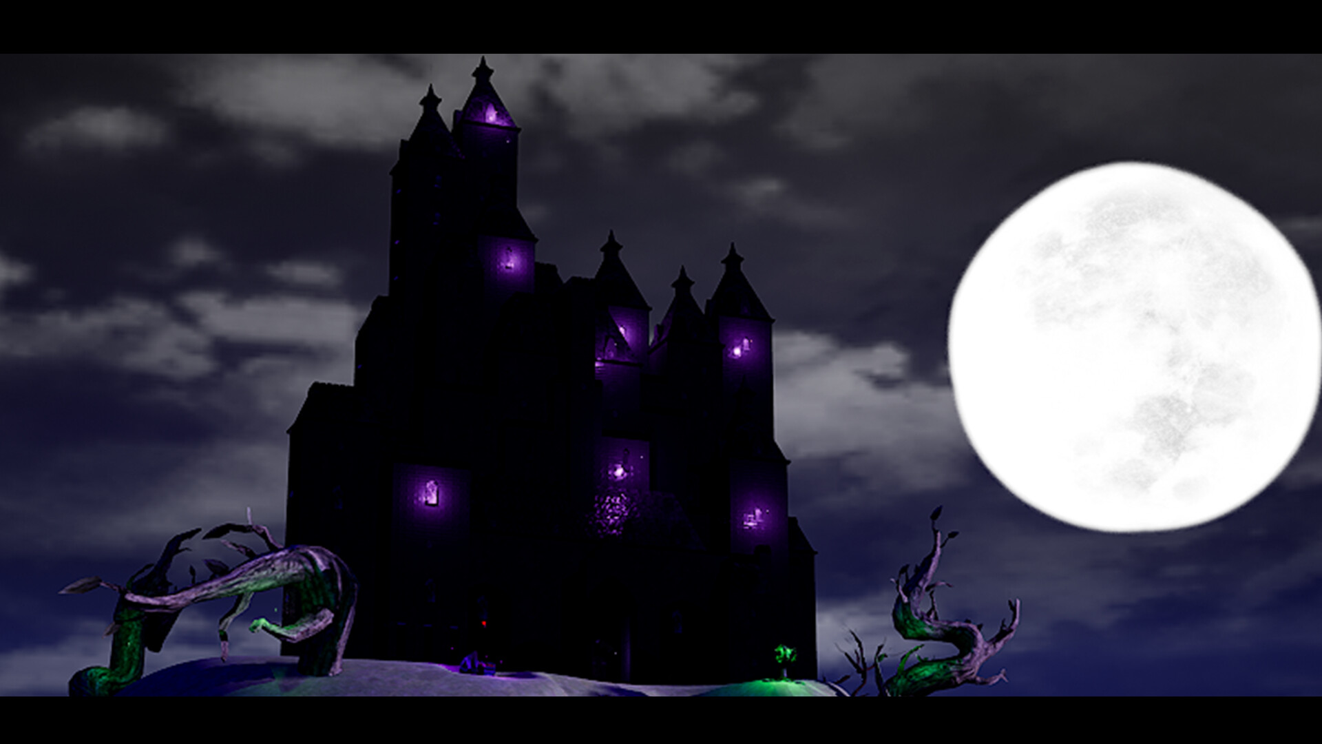 Vampire Castle Background