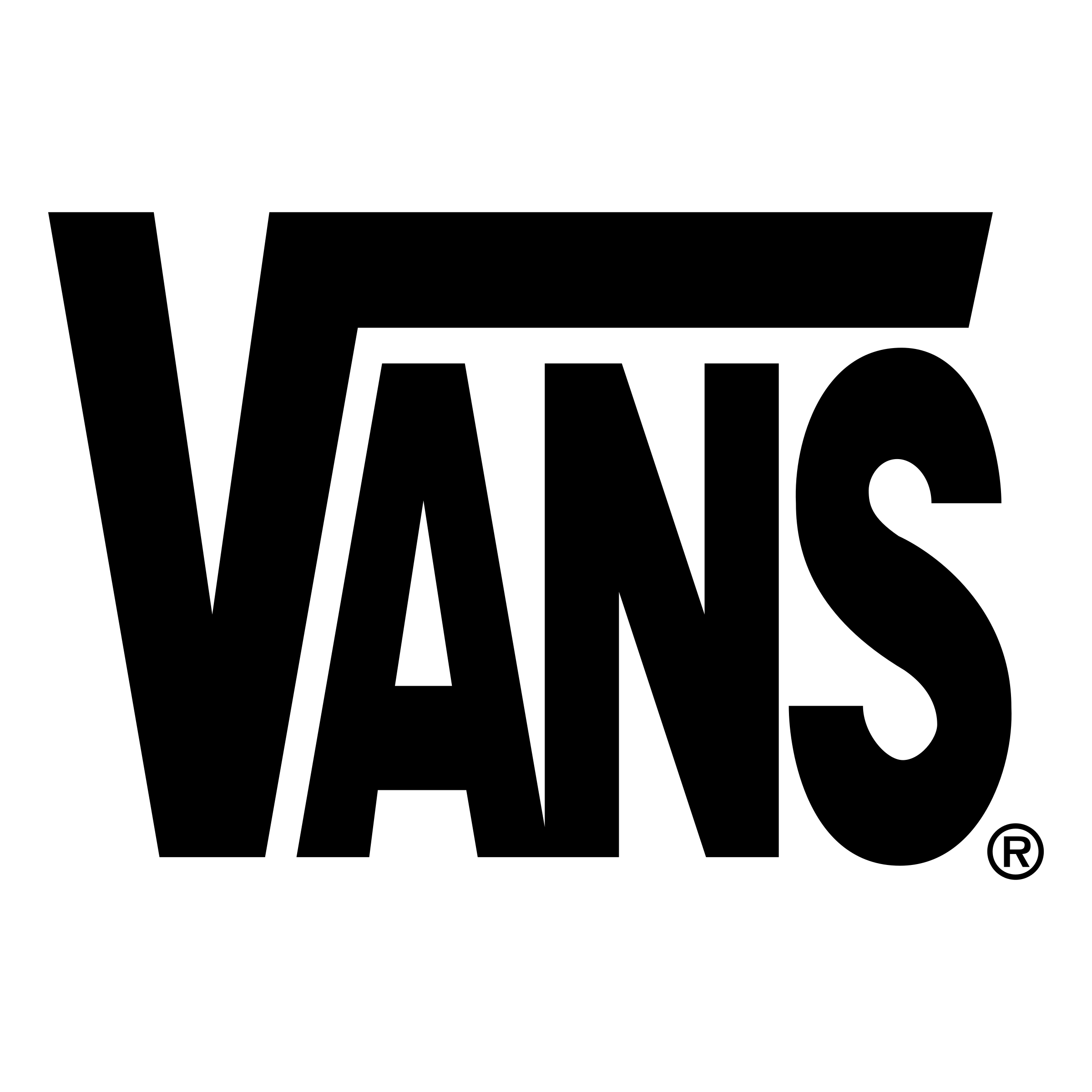 Vans Logo Black Background