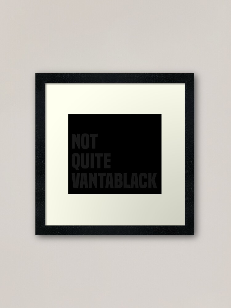 Vantablack Background