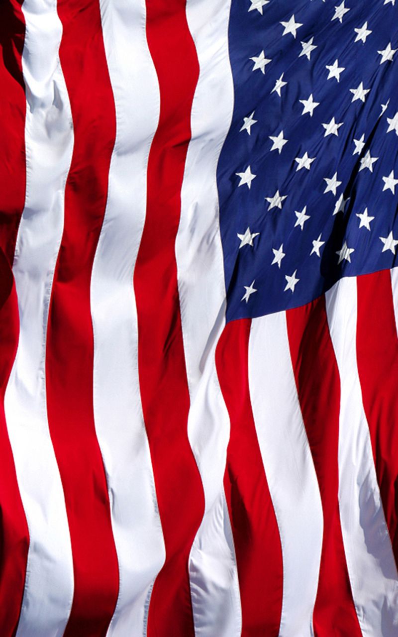 Vertical American Flag Background