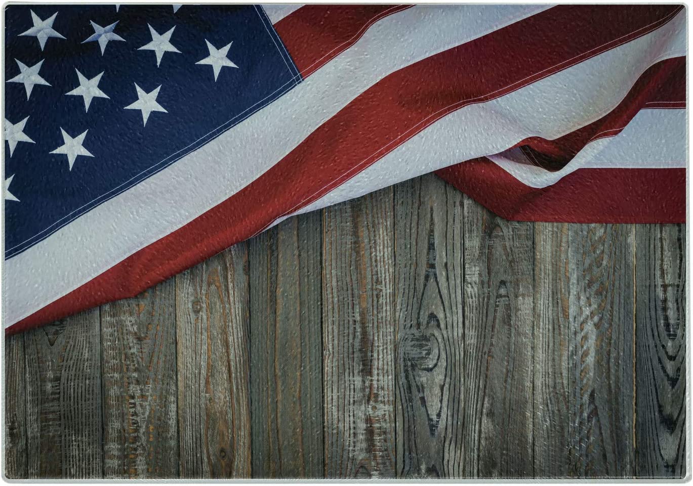 Vertical American Flag Background