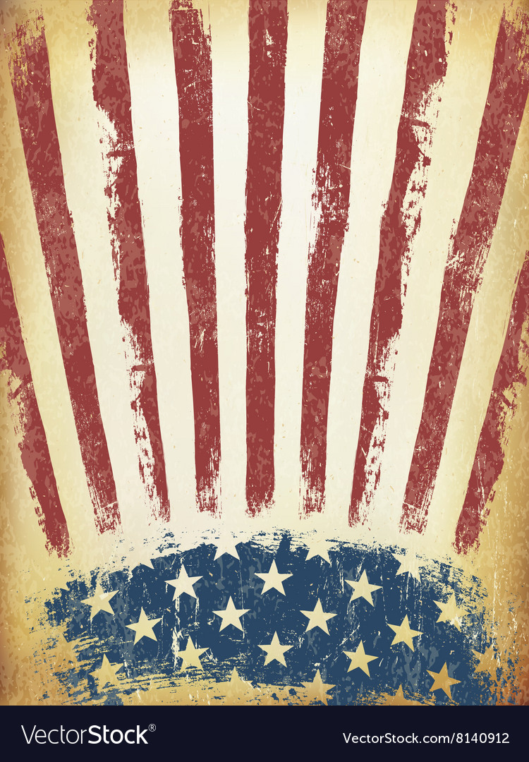 Vertical American Flag Background