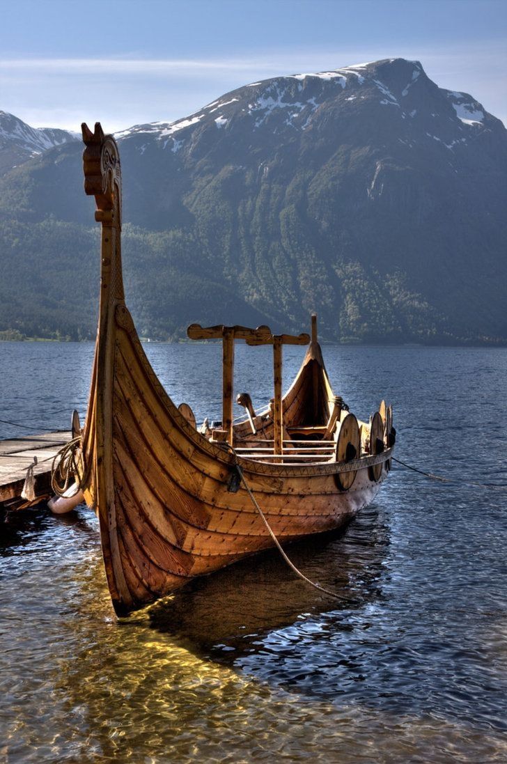 Viking Ship Background