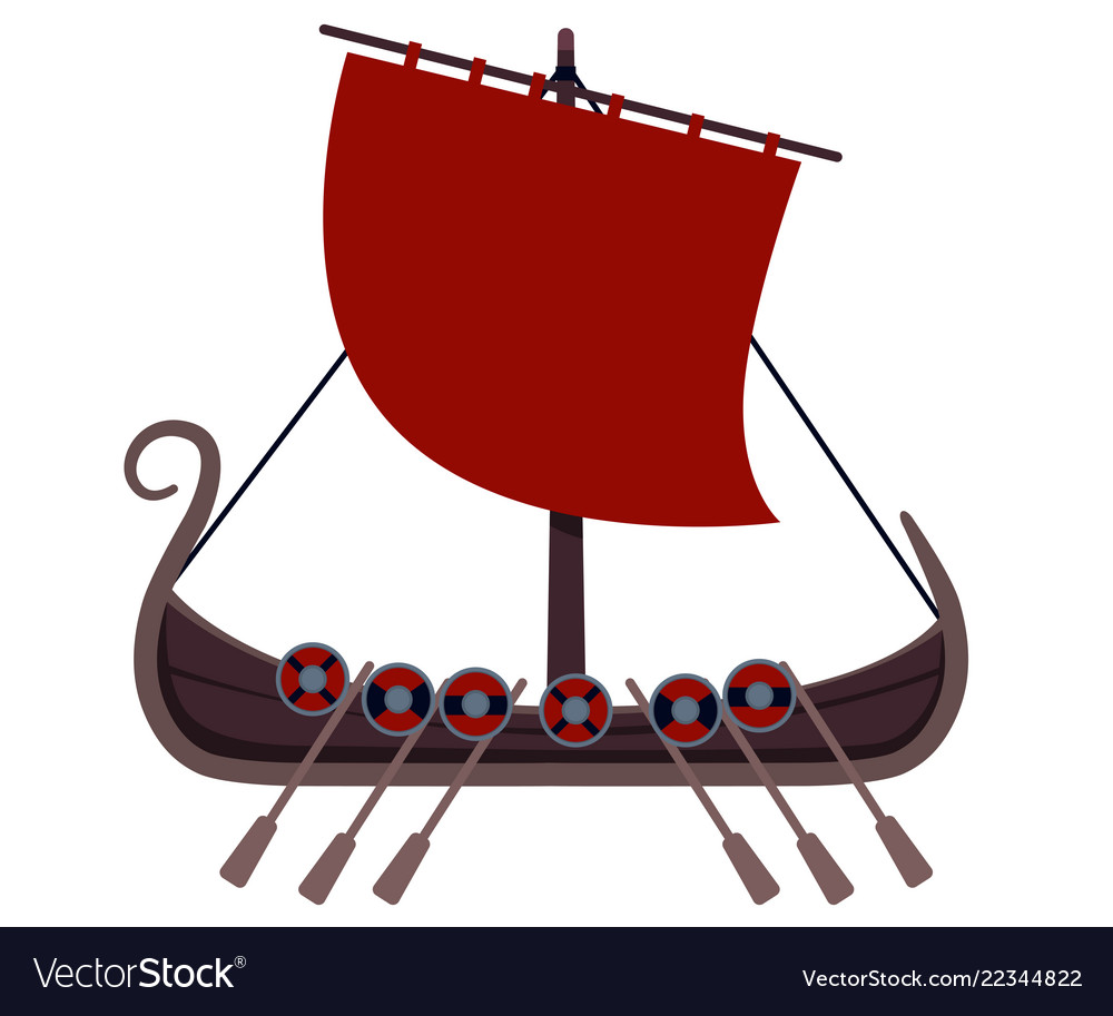 Viking Ship Background