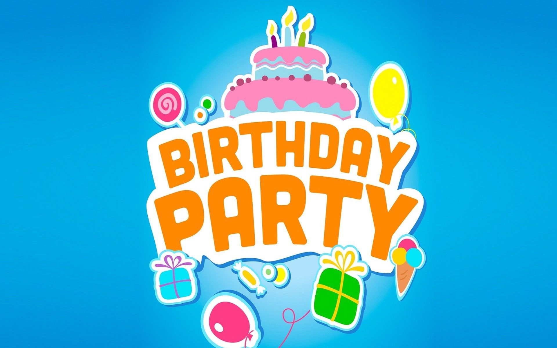 Wallpaper Birthday Party Background