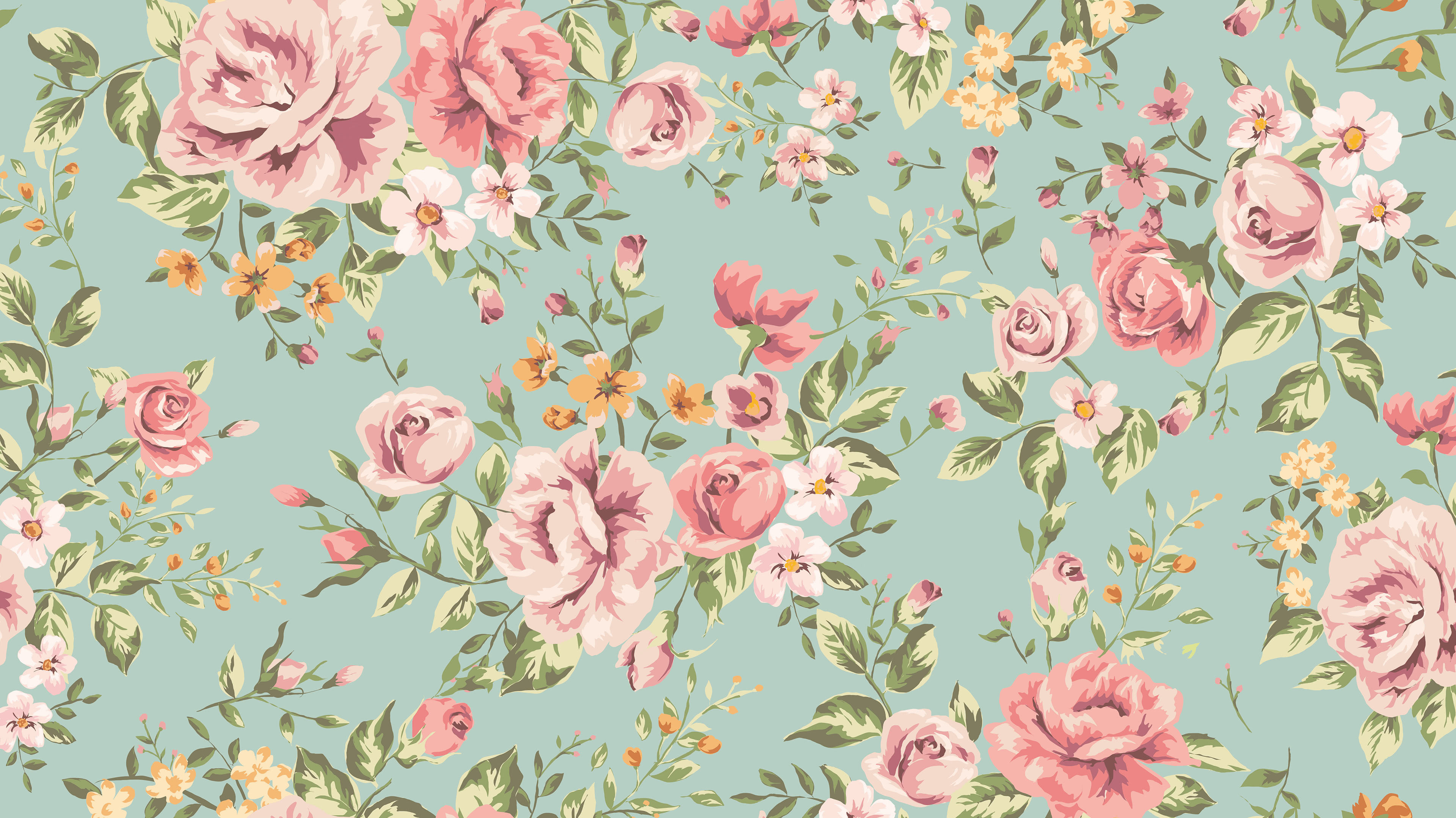 Wallpaper Floral Background