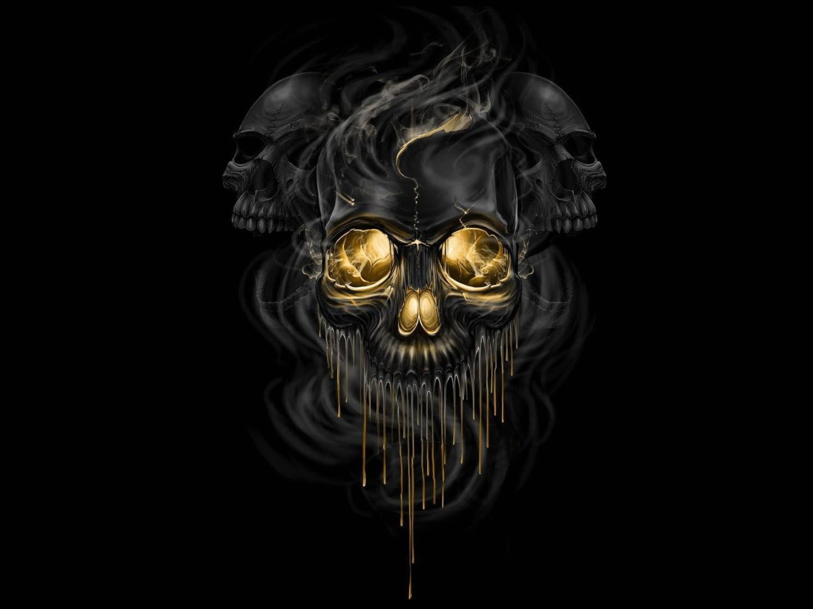 Wallpaper Skull Background