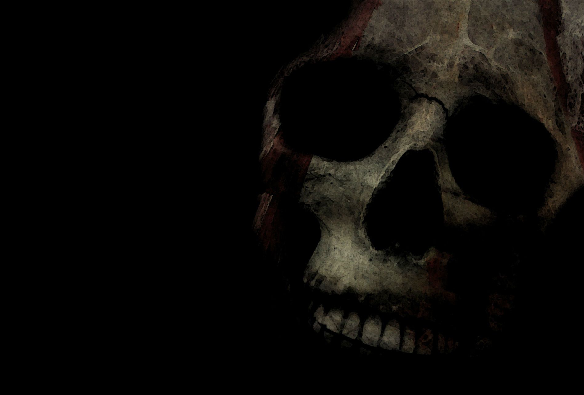 Wallpaper Skull Background