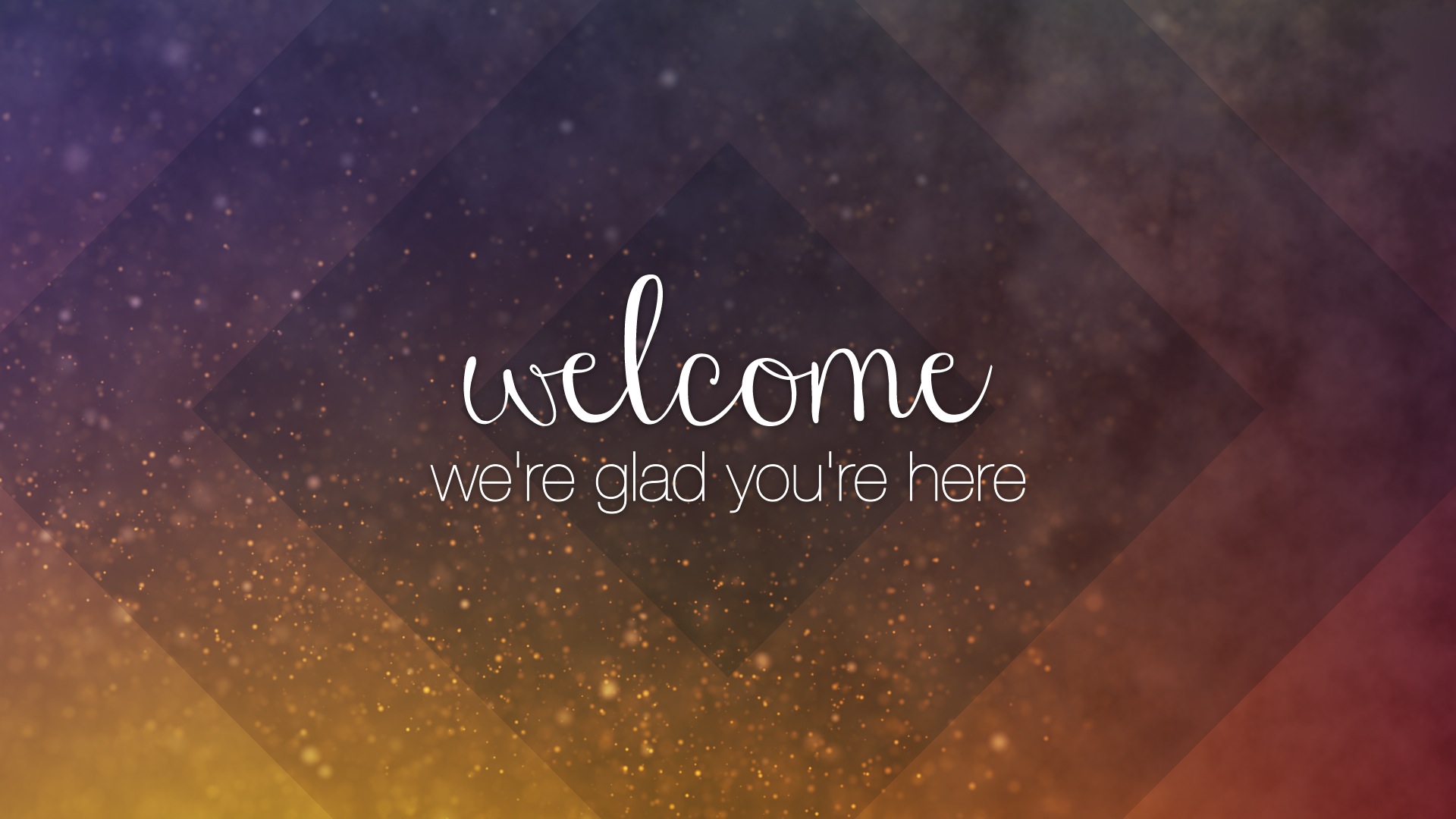 Welcome Background