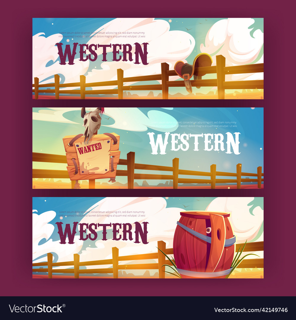 Western Cartoon Background