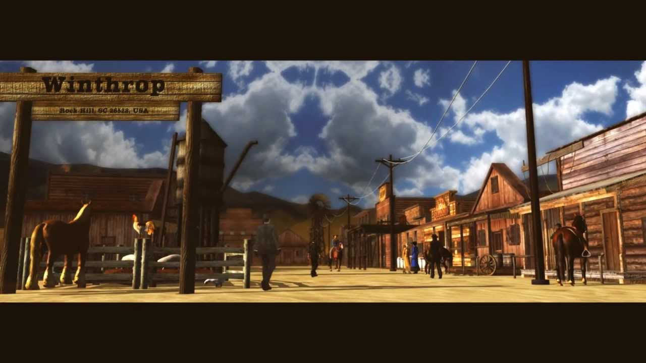 Western Town Background