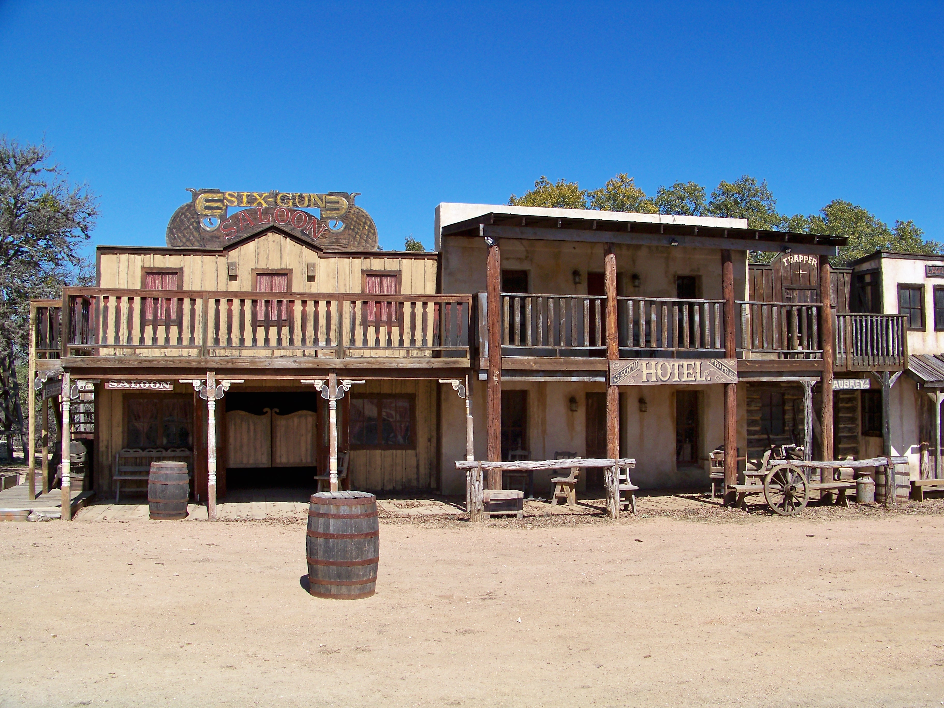 Western Town Background