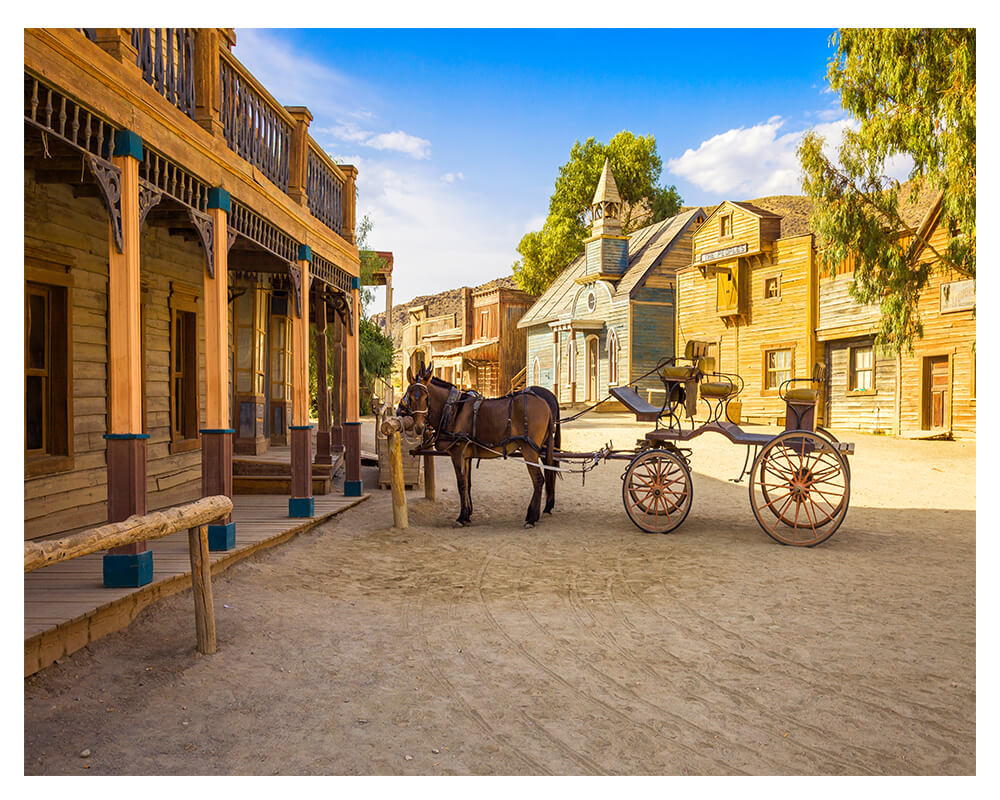 Western Town Background