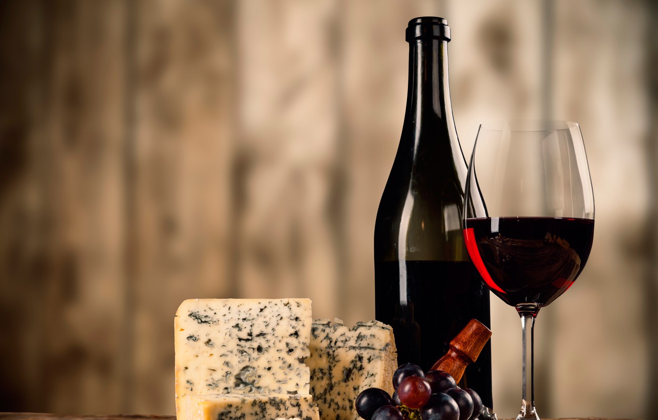 Wine And Cheese Background