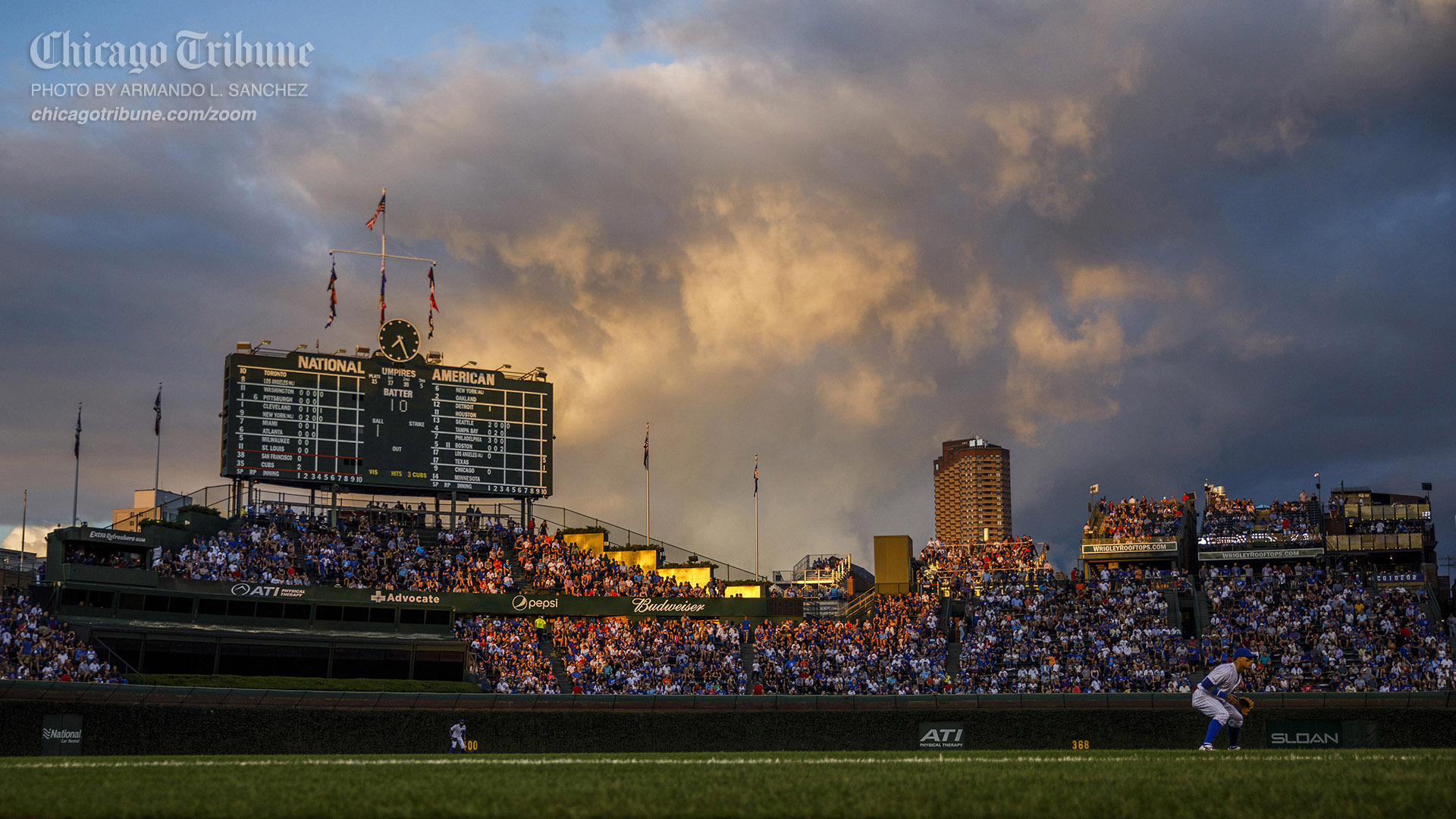 Wrigley Field Background