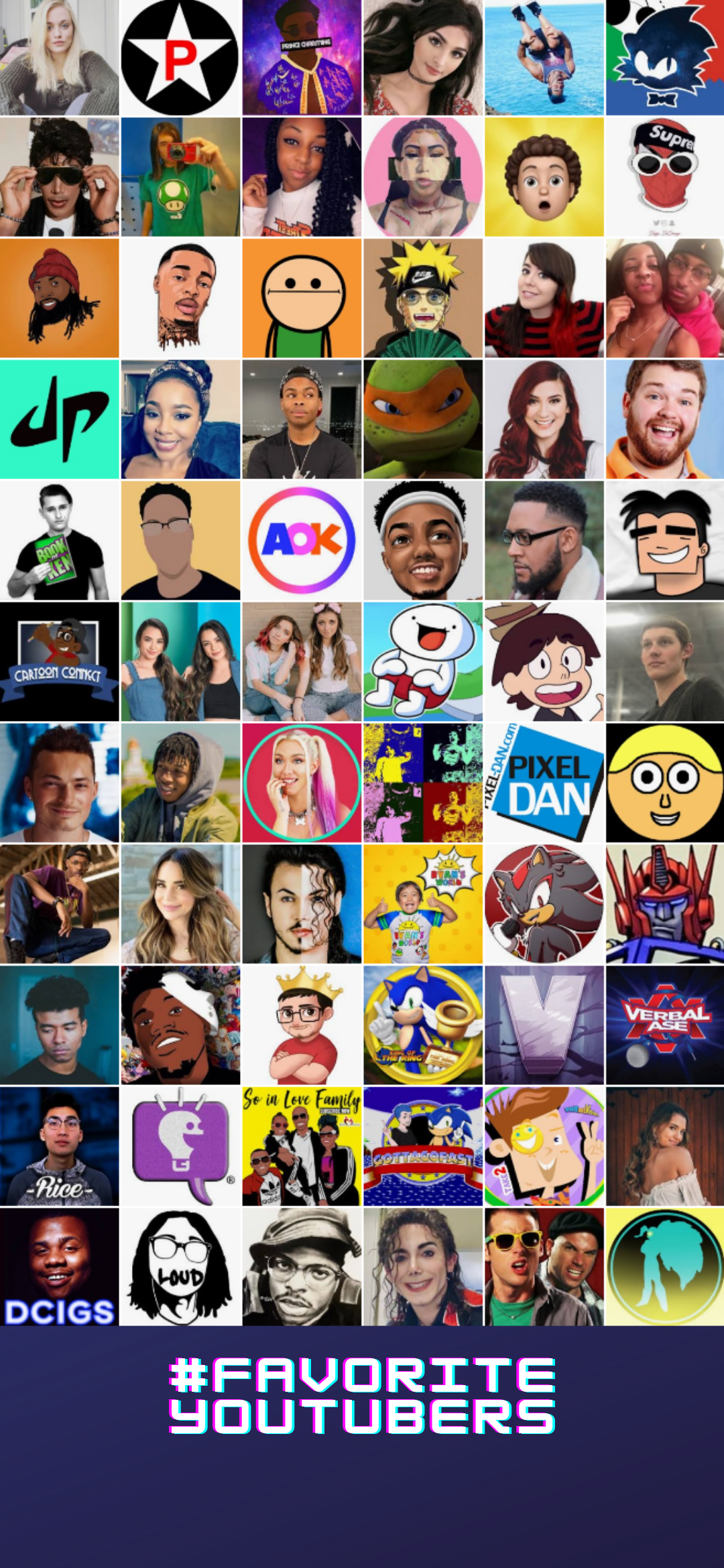 Youtubers Backgrounds