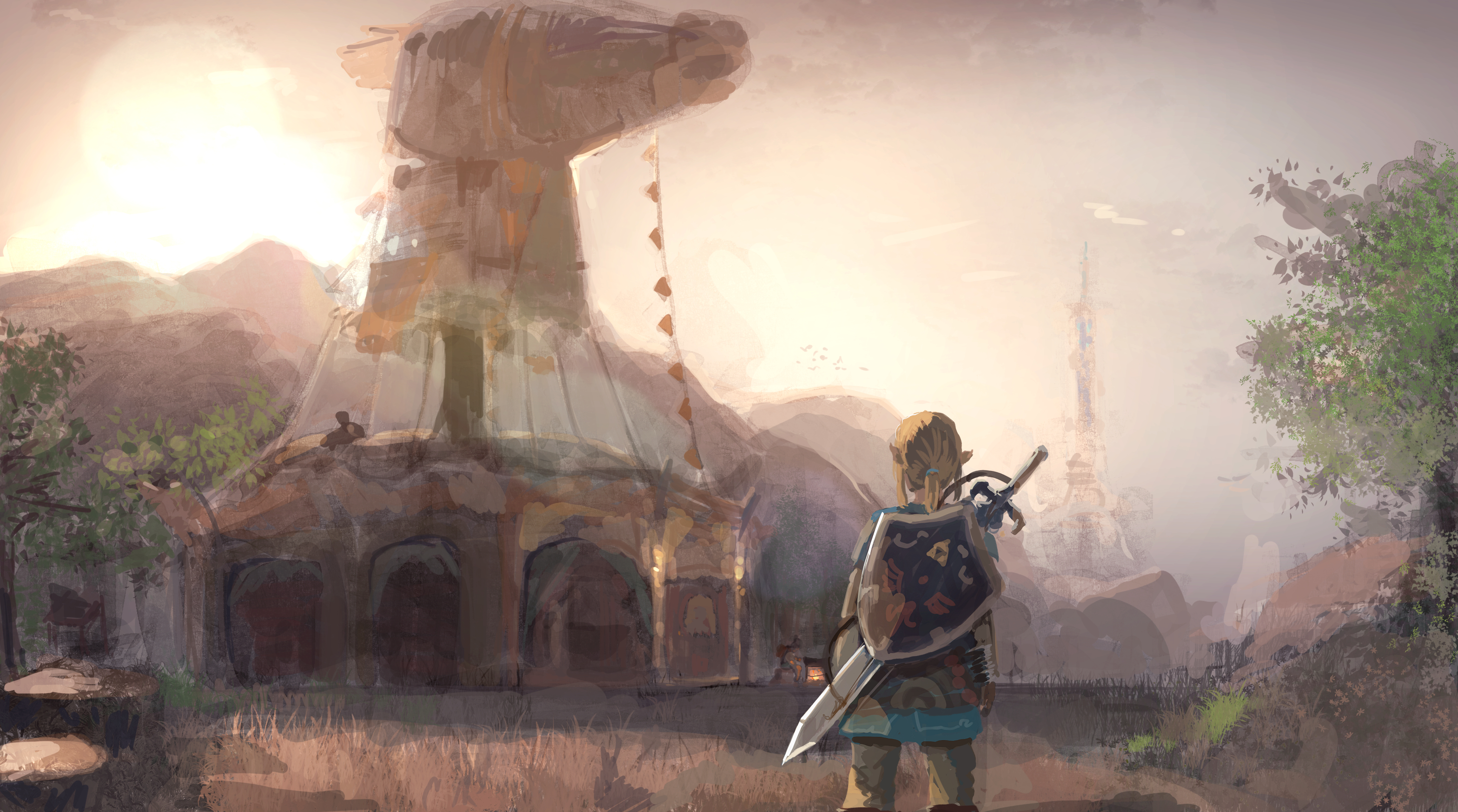 Zelda Breath Of The Wild Background