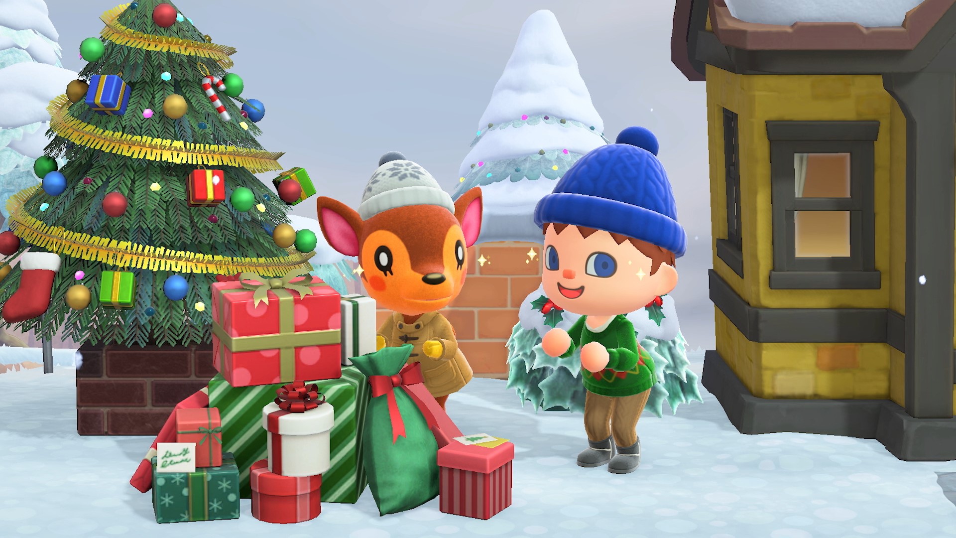 Animal Crossing Winter Wallpapers